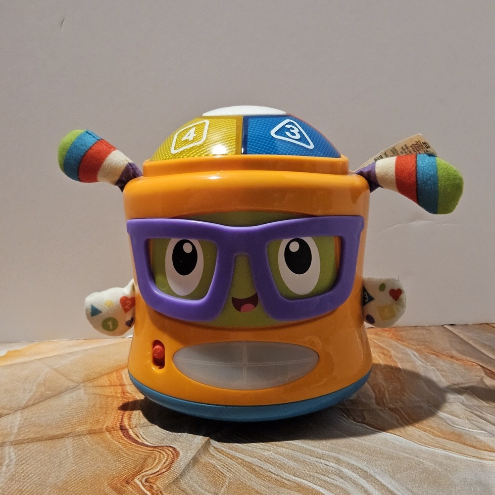 Fisher Price Franky Beats Bat & Boogie Numbers Shapes Lights Tested Working